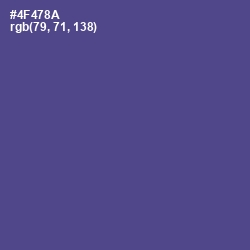 #4F478A - Victoria Color Image