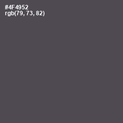 #4F4952 - Abbey Color Image
