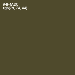 #4F4A2C - Woodland Color Image