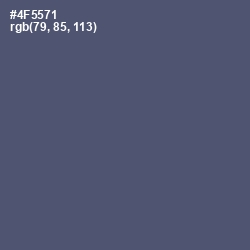 #4F5571 - Comet Color Image