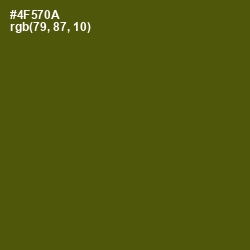 #4F570A - Verdun Green Color Image