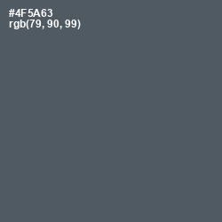 #4F5A63 - Fiord Color Image