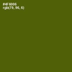 #4F6006 - Green Leaf Color Image