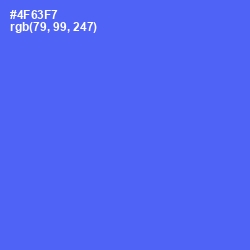 #4F63F7 - Royal Blue Color Image