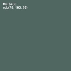 #4F6760 - Como Color Image