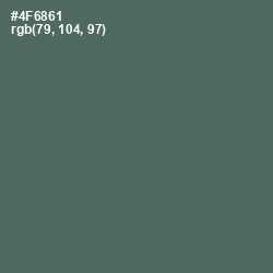 #4F6861 - Como Color Image