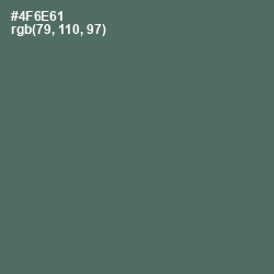 #4F6E61 - Como Color Image