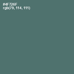 #4F726F - Cutty Sark Color Image