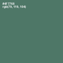 #4F7768 - Como Color Image