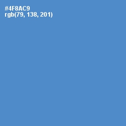 #4F8AC9 - Havelock Blue Color Image