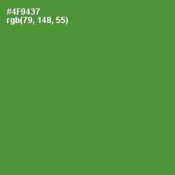 #4F9437 - Apple Color Image