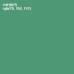 #4F9875 - Viridian Color Image