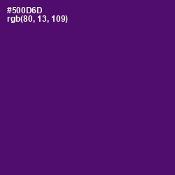 #500D6D - Honey Flower Color Image