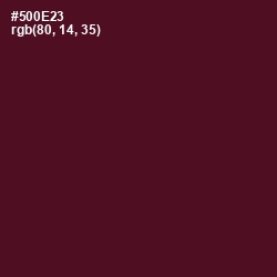 #500E23 - Bordeaux Color Image