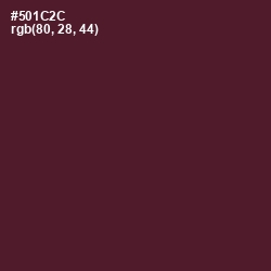 #501C2C - Wine Berry Color Image