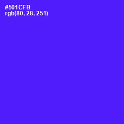 #501CFB - Purple Heart Color Image