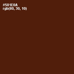 #501E0A - Redwood Color Image