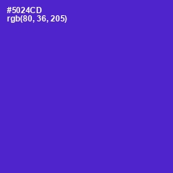#5024CD - Purple Heart Color Image