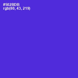 #502BDB - Purple Heart Color Image