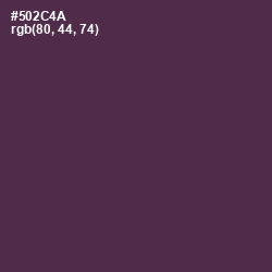 #502C4A - Voodoo Color Image