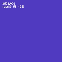 #503AC0 - Purple Heart Color Image