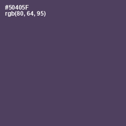 #50405F - Mortar Color Image