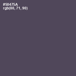 #50475A - Mortar Color Image