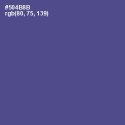 #504B8B - Victoria Color Image