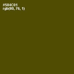 #504C01 - Verdun Green Color Image