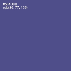 #504D8B - Victoria Color Image