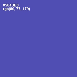 #504DB3 - Blue Violet Color Image