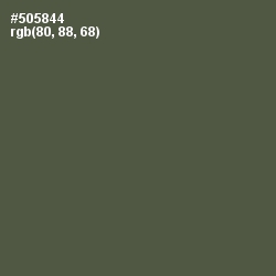 #505844 - Fuscous Gray Color Image