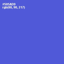 #505AD9 - Royal Blue Color Image