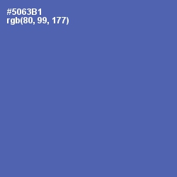 #5063B1 - San Marino Color Image