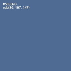 #506B93 - Waikawa Gray Color Image