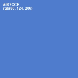 #507CCE - Indigo Color Image