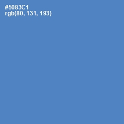 #5083C1 - Havelock Blue Color Image