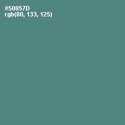 #50857D - Viridian Color Image