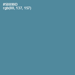 #50899D - Smalt Blue Color Image