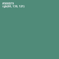 #508B79 - Viridian Color Image