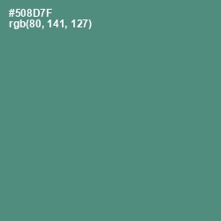 #508D7F - Viridian Color Image