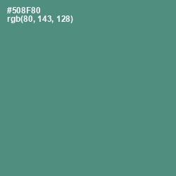 #508F80 - Smalt Blue Color Image