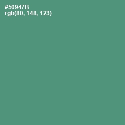 #50947B - Viridian Color Image