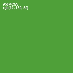 #50A03A - Apple Color Image