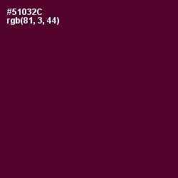 #51032C - Bordeaux Color Image
