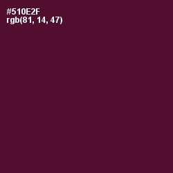 #510E2F - Bordeaux Color Image