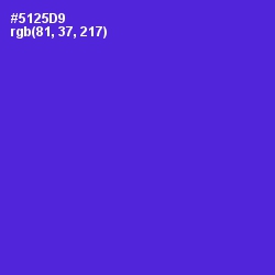 #5125D9 - Purple Heart Color Image