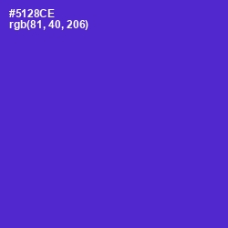 #5128CE - Purple Heart Color Image