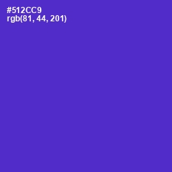 #512CC9 - Purple Heart Color Image