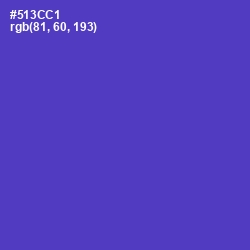 #513CC1 - Purple Heart Color Image